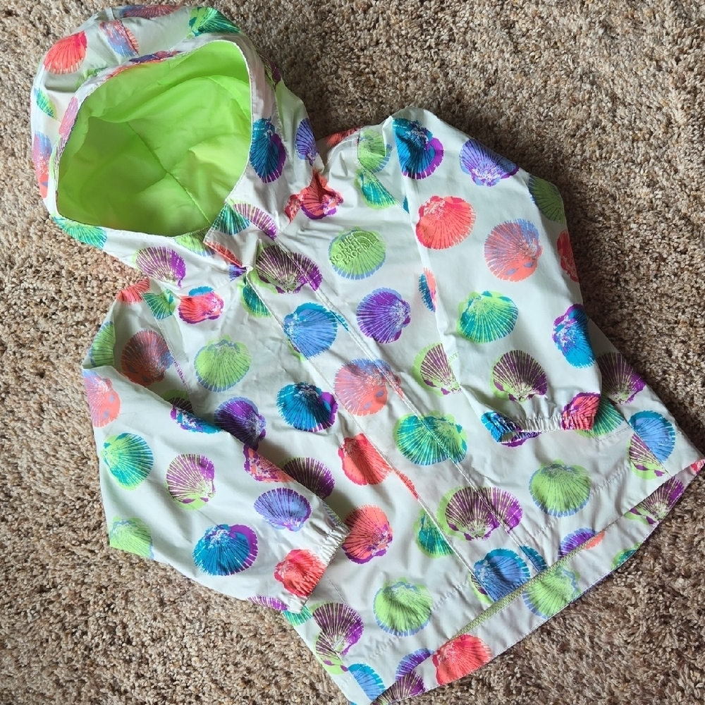 The North Face Kids Raincoat - Multicolor Shell Design, 2T, Guc